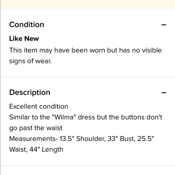 Reformation button front midi dress xs - Picture 5 of 9